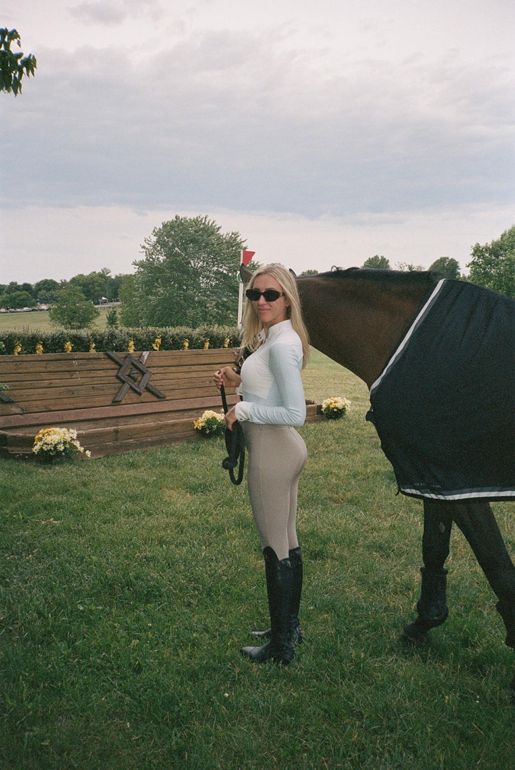 Euphoric Equestrian Kloud 9 Competition Top- Sky