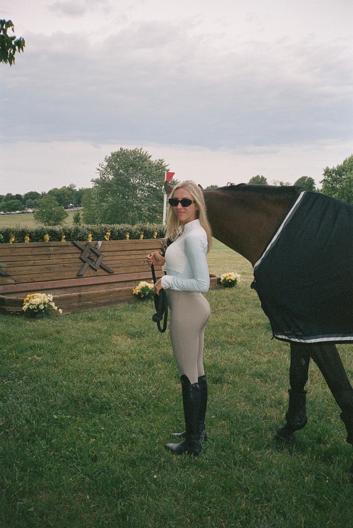 Euphoric Equestrian Kloud 9 Competition Top- Sky