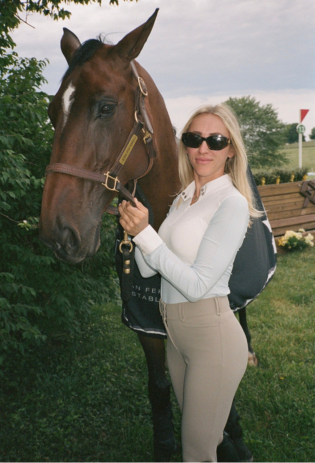 Euphoric Equestrian Kloud 9 Competition Top- Sky
