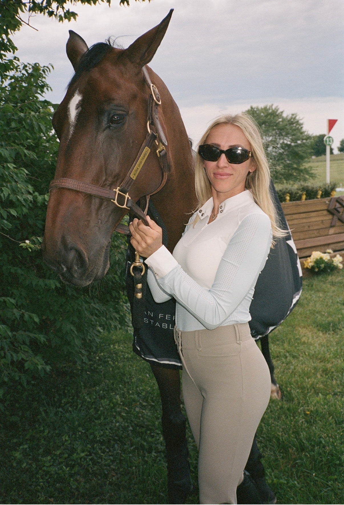 Euphoric Equestrian Kloud 9 Competition Top- Sky