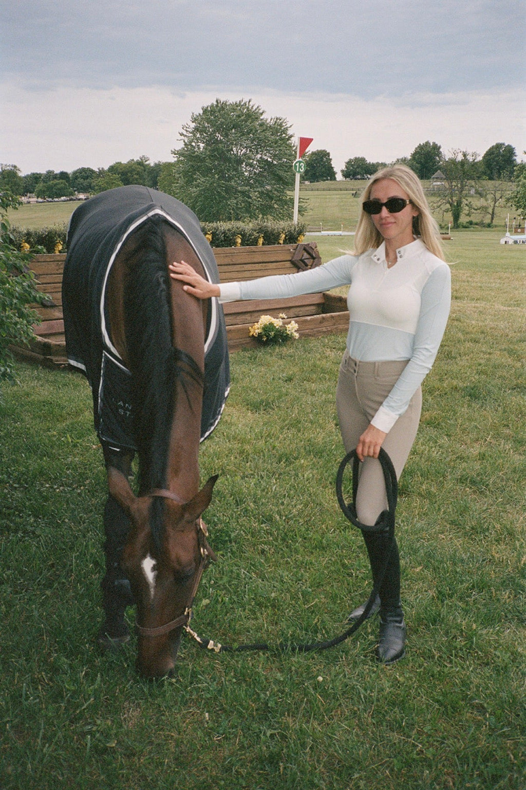 Euphoric Equestrian Kloud 9 Competition Top- Sky