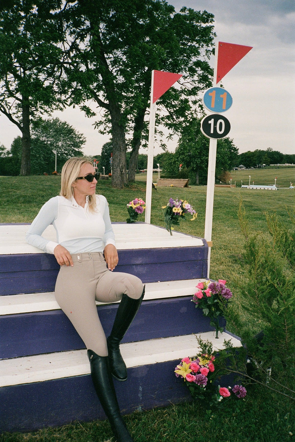 Euphoric Equestrian Kloud 9 Competition Top- Sky