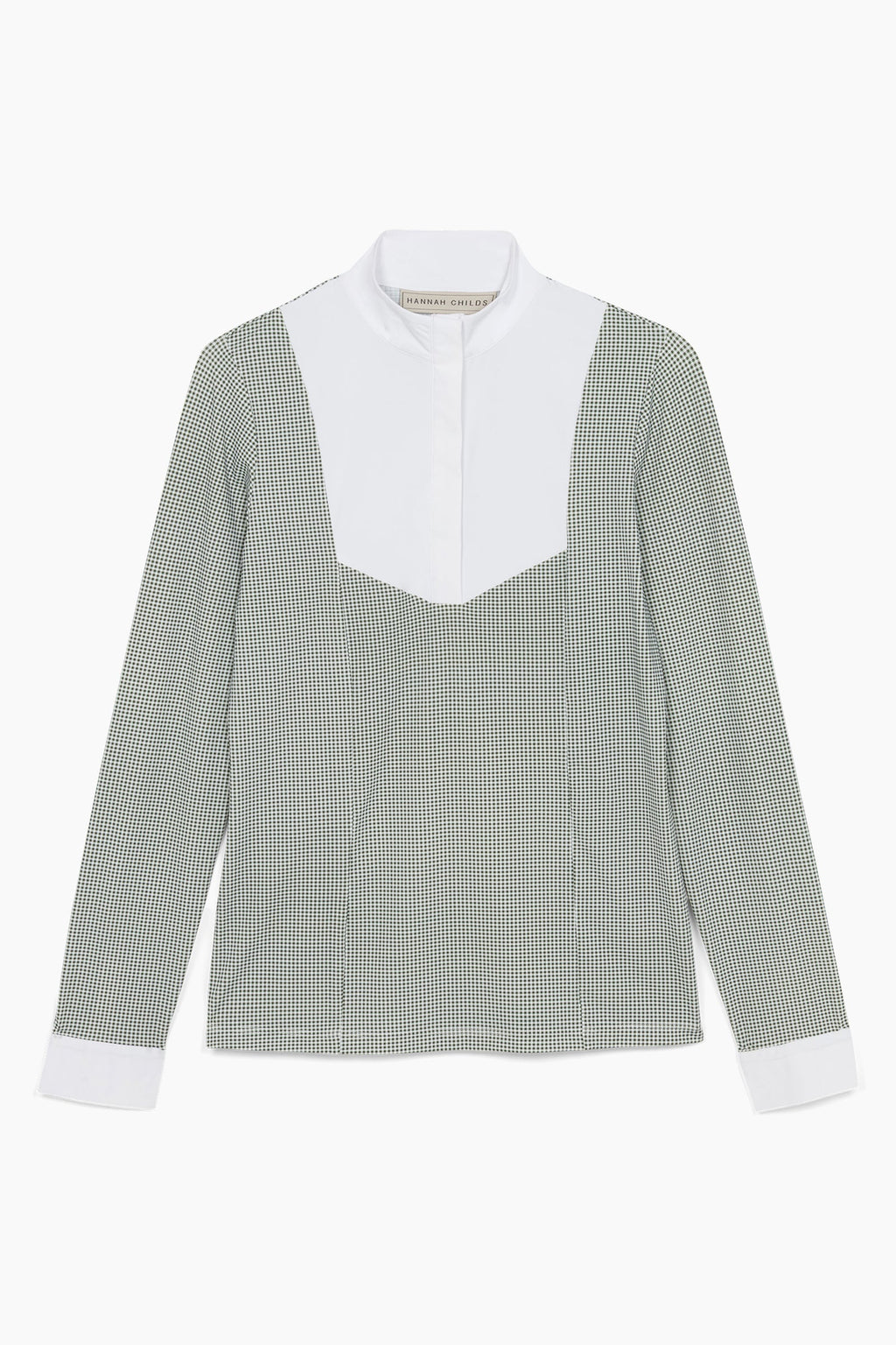 Hannah Childs Luna Gingham Long Sleeve Show Shirt