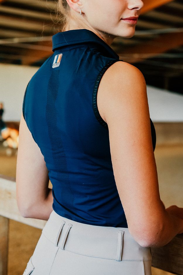 Cieli Equestrian Jordyn Sleeveless Polo