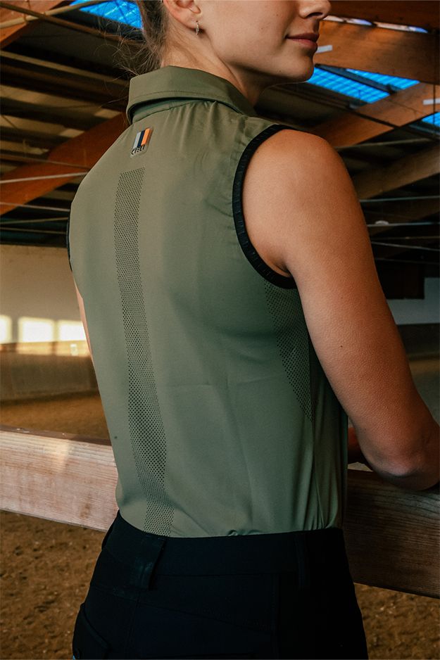 Cieli Equestrian Jordyn Sleeveless Polo