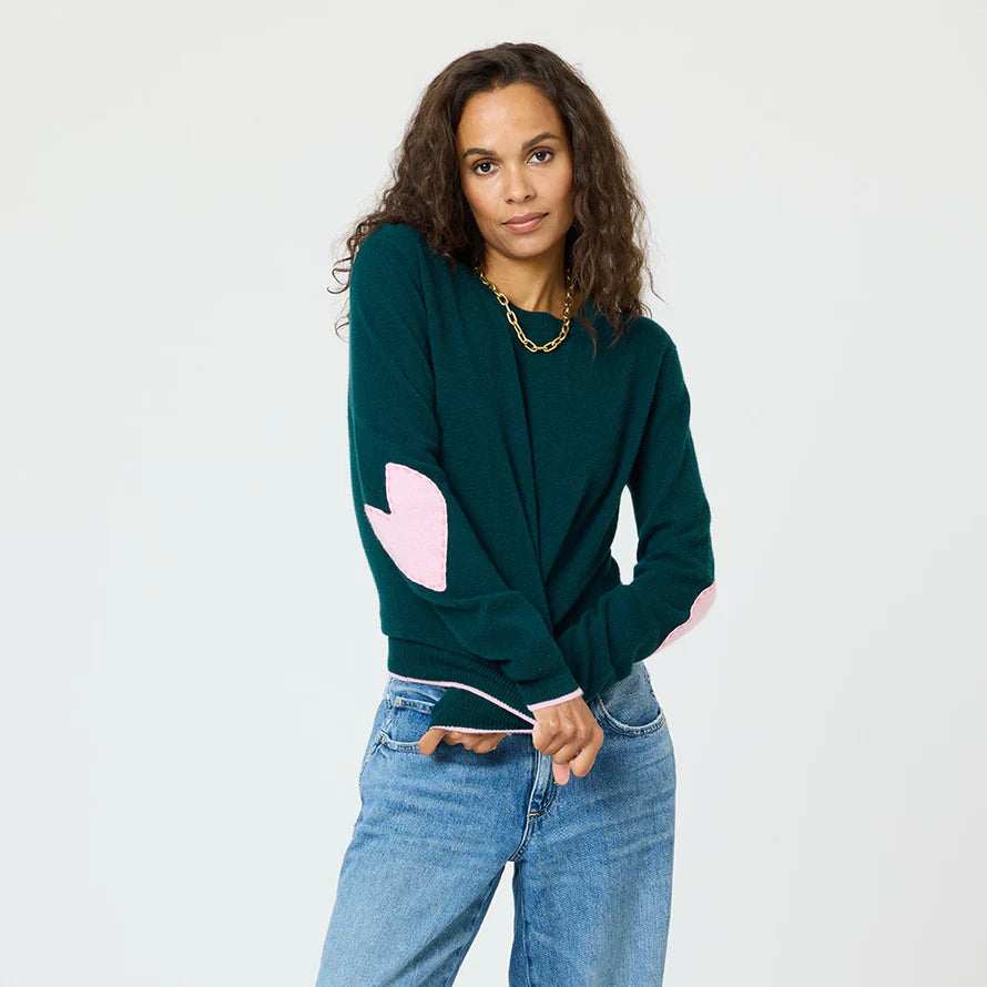 Kerri Rosenthal Patchwork Cashmere Sweater