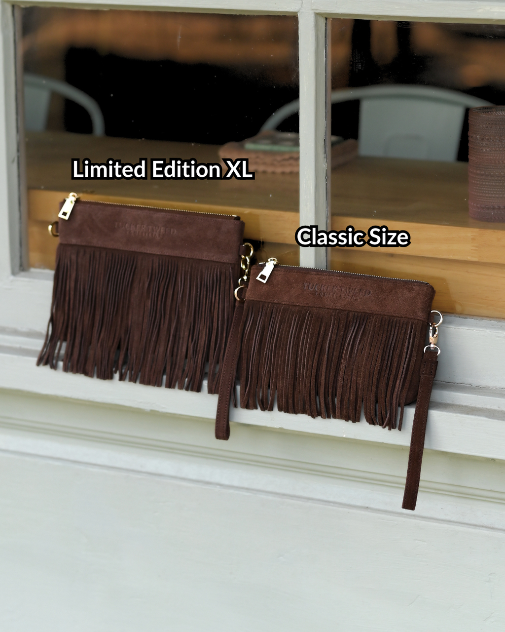 Tucker Tweed XL Wellington Wristlet Summer Fringe | Limited Edition