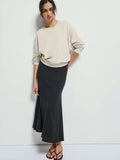Nation LTD Melani Ribbed Long Skirt