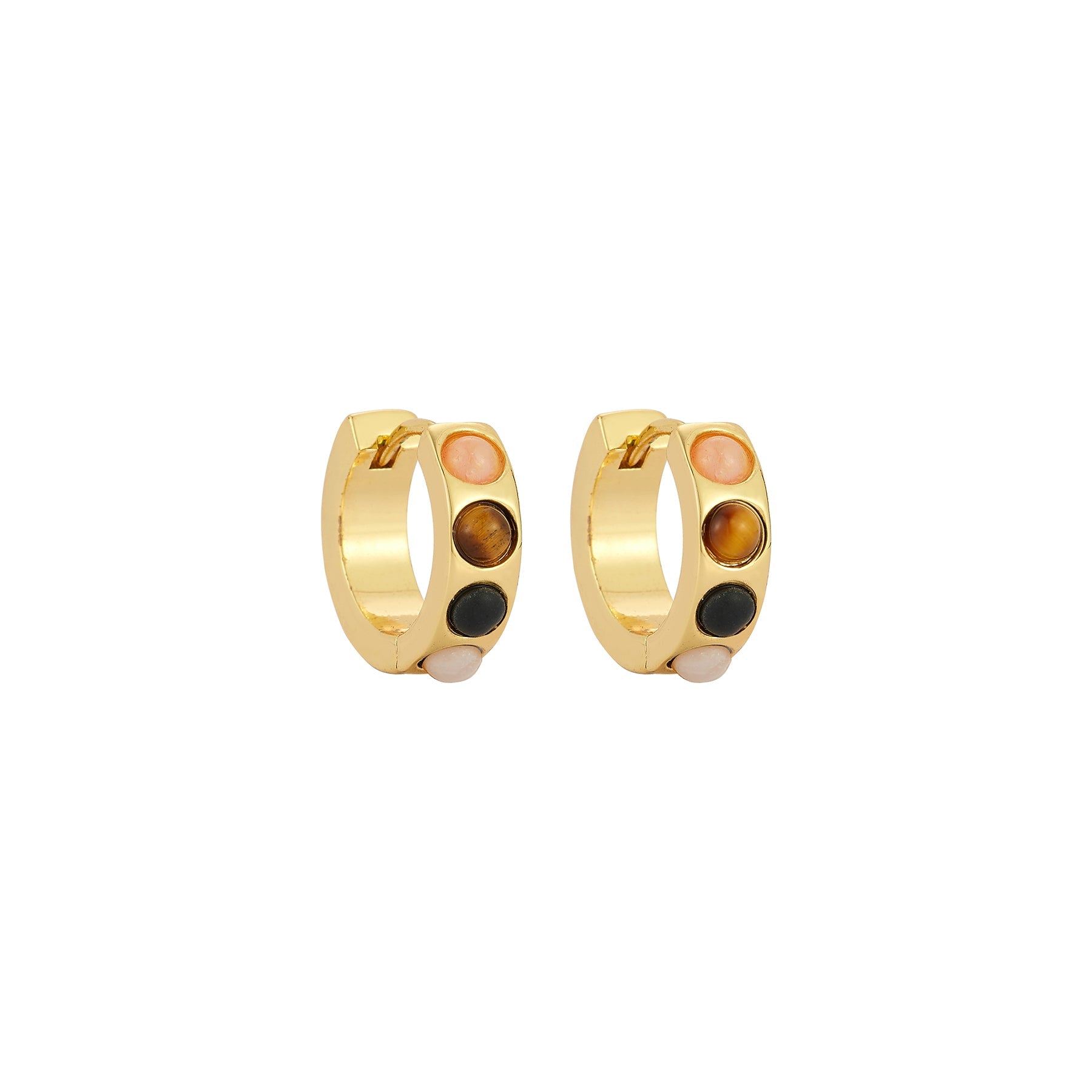 Mignonne Gavigan Mini Petra Huggie Hoops Multi