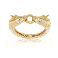 Equestrian Horse Bangle — Pavé Circle