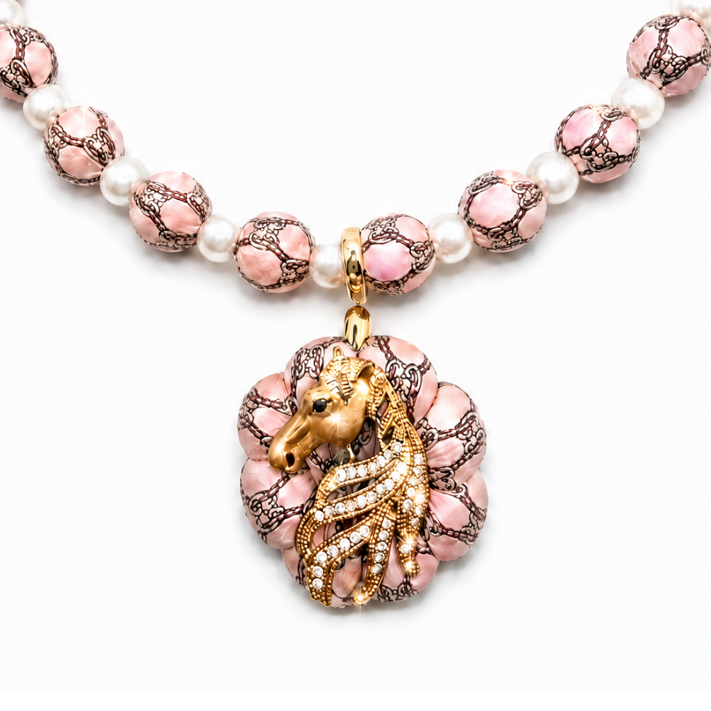 Vintage Gucci Silk Necktie Necklace