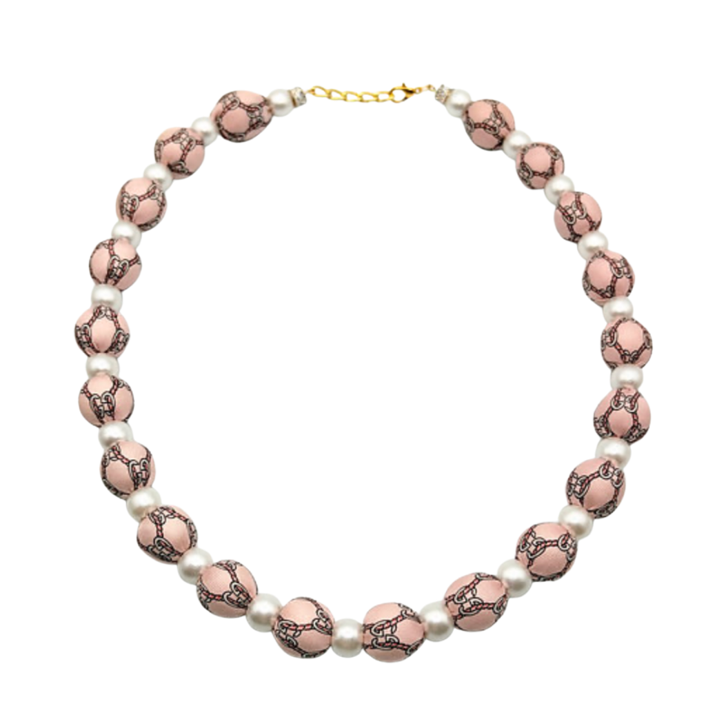 Vintage Gucci Silk Necktie Necklace