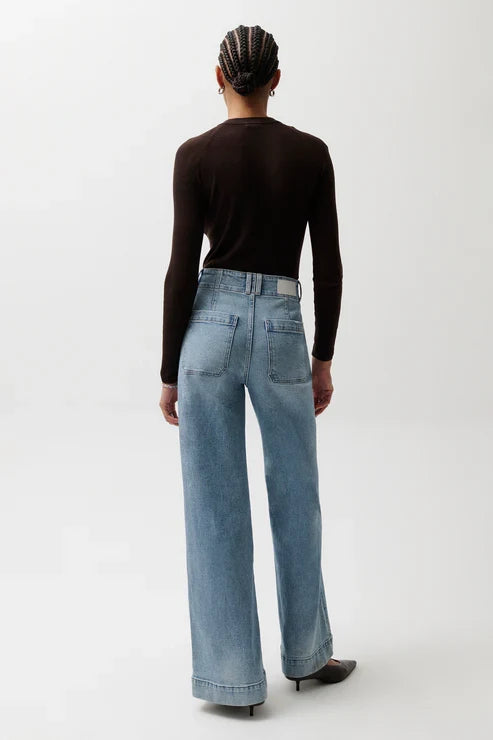 Pistola Lana High Rise Ultra Wide Leg Jean