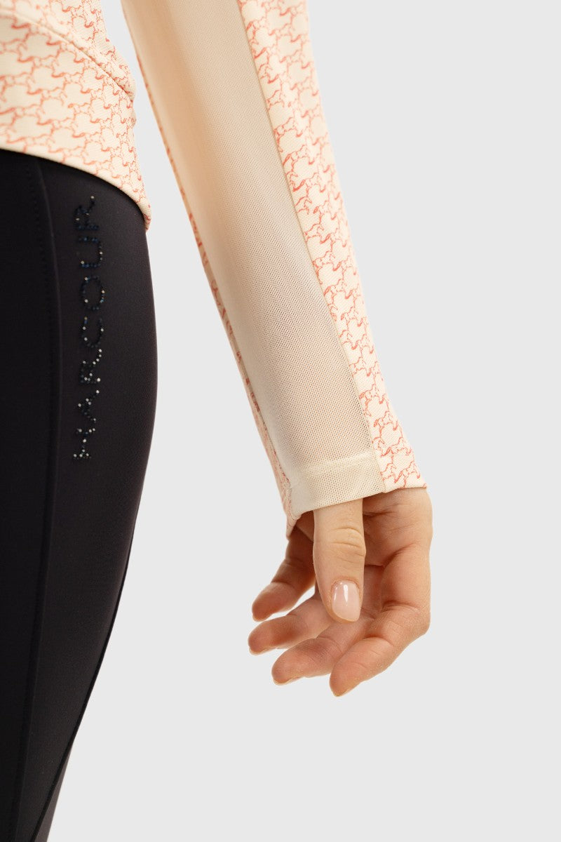 Harcour Tess Long Sleeve Technical Riding Polo