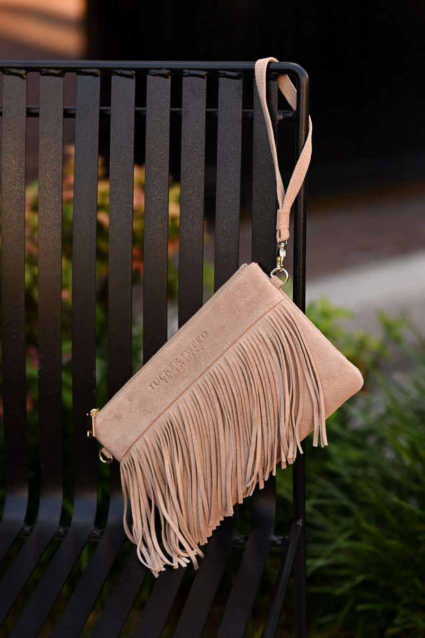 Tucker Tweed XL Wellington Wristlet Summer Fringe | Limited Edition