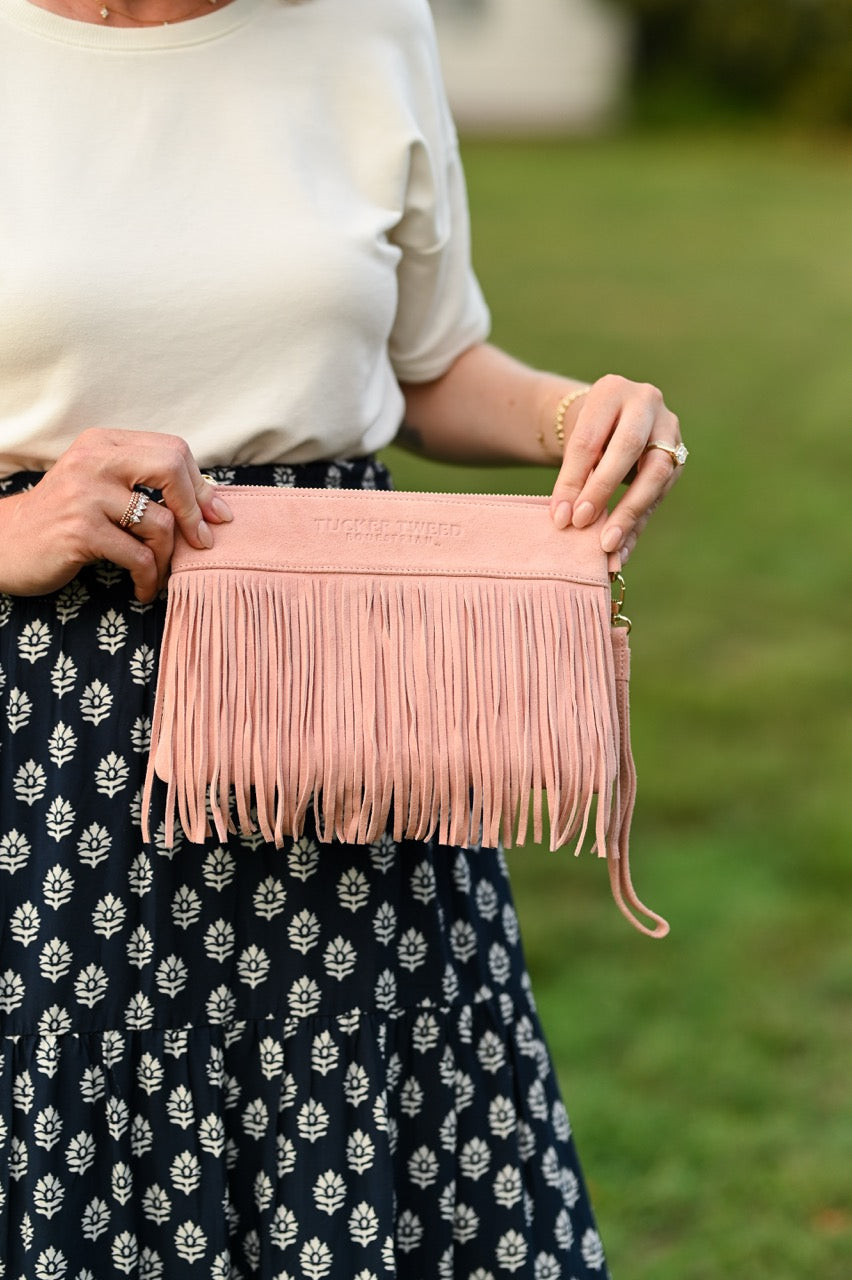 Tucker Tweed XL Wellington Wristlet Summer Fringe | Limited Edition