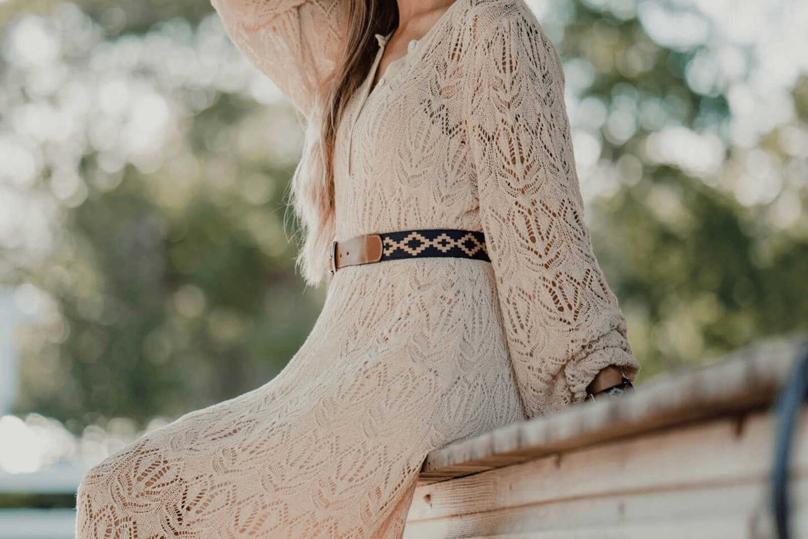 La Matera Limited Edition: Corbina Women's Woven Belt