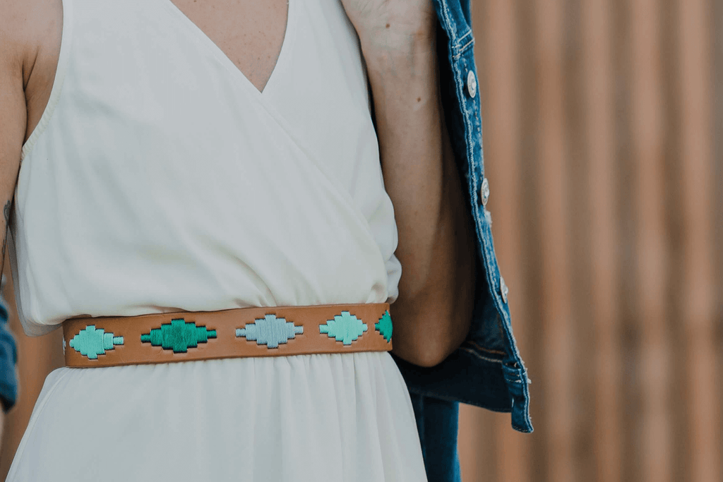 La Matera Limited Edition: Diamante Azul Women's Polo Belt