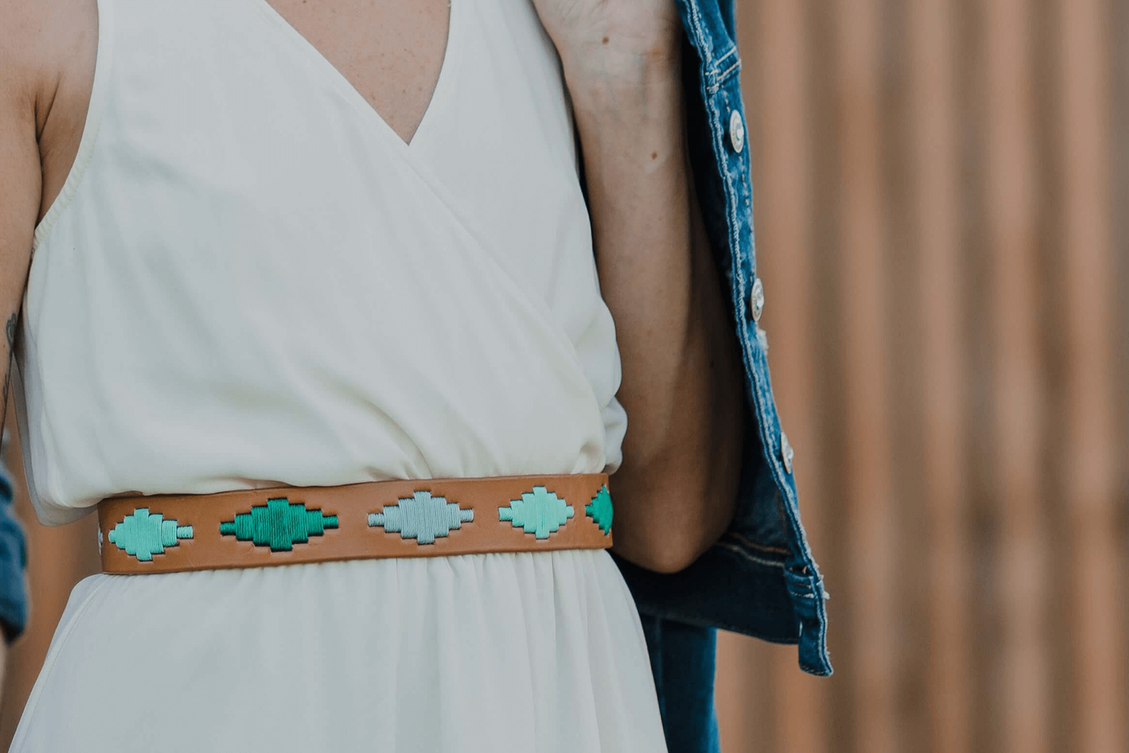 La Matera Limited Edition: Diamante Azul Women's Polo Belt