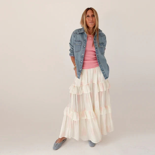 Kerri Rosenthal Western Pia Denim Shirt