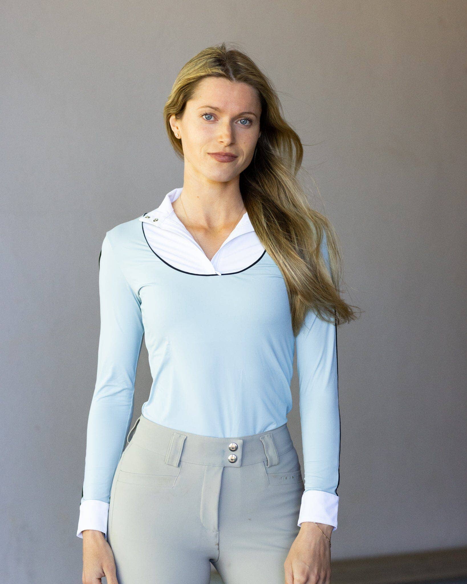 Criniere Life Sienna Show Shirt | Baby Blue