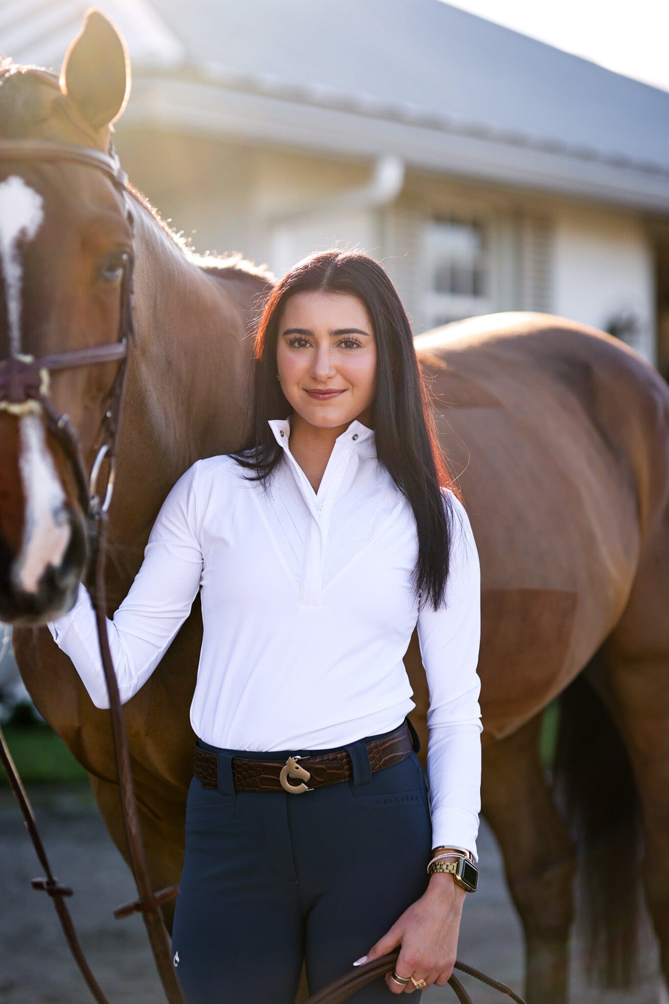 Amelie Show Shirt | White