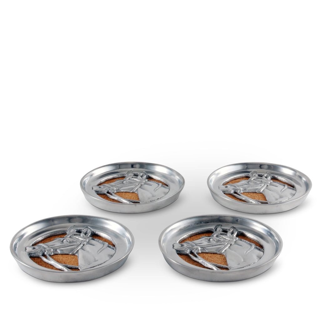Equestrian Drink Coaster Set of 4