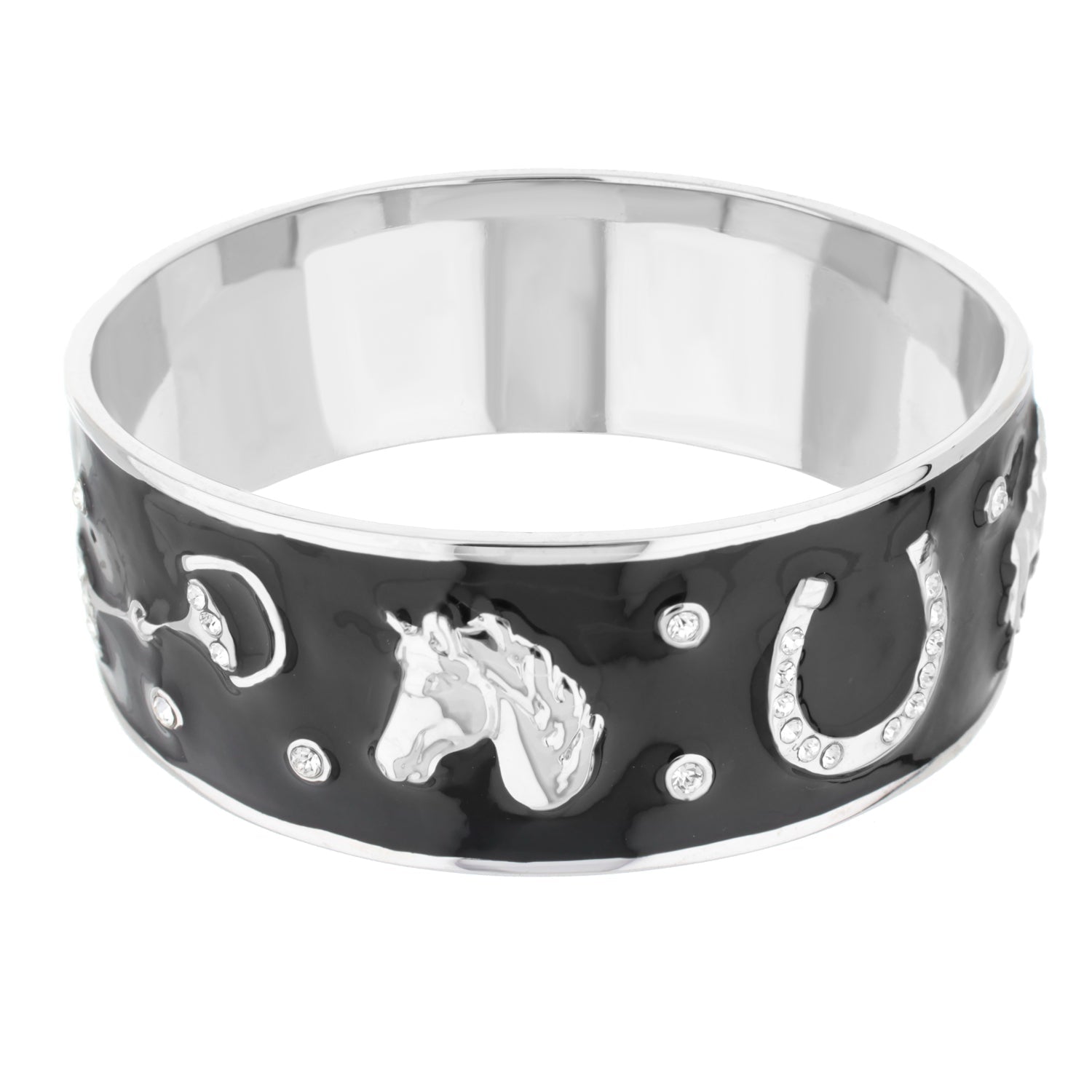 Equestrian Bangle — Russet Horse Head
