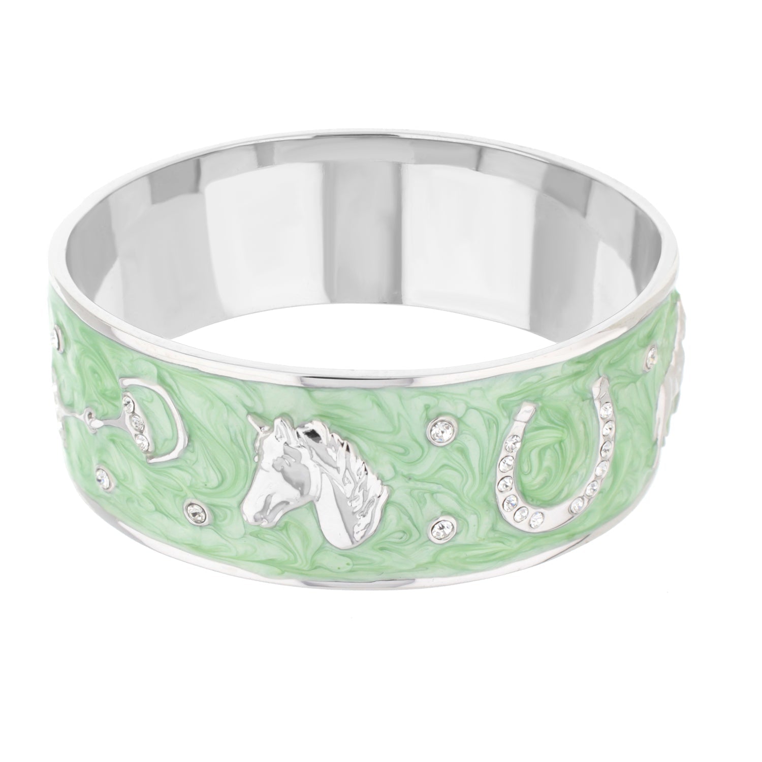 Equestrian Bangle — Russet Horse Head