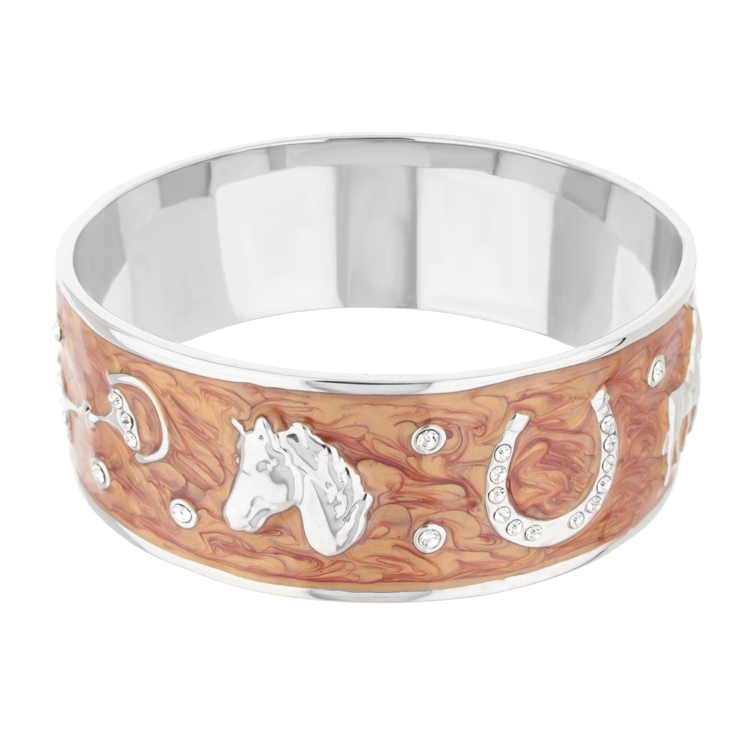 Equestrian Bangle — Russet Horse Head