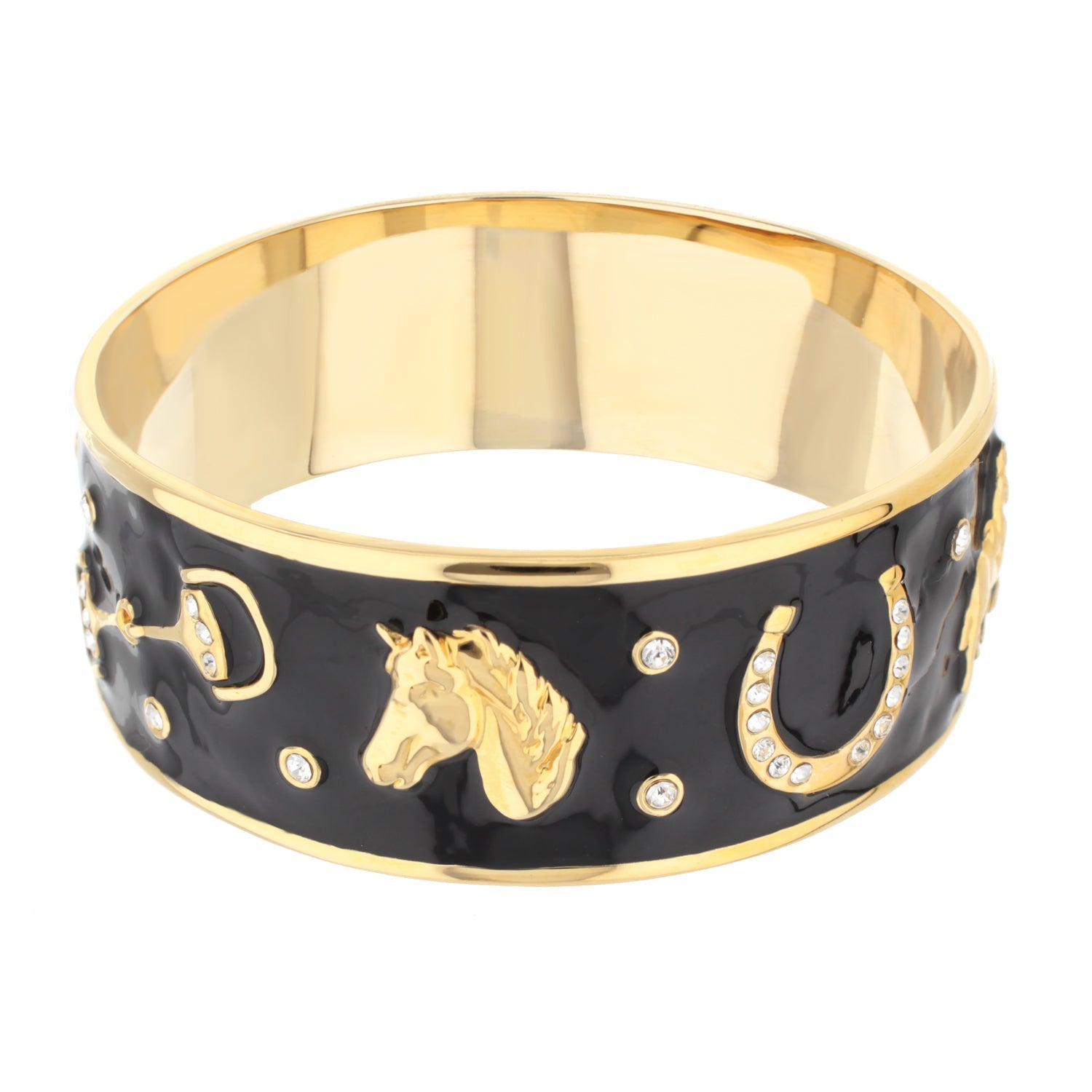 Equestrian Bangle — Russet Horse Head