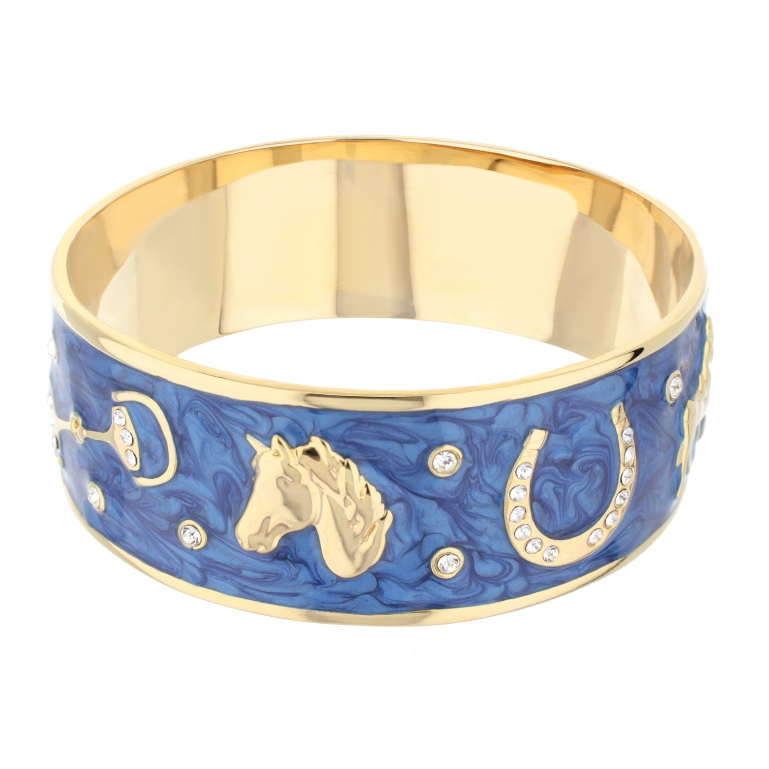 Equestrian Bangle — Russet Horse Head