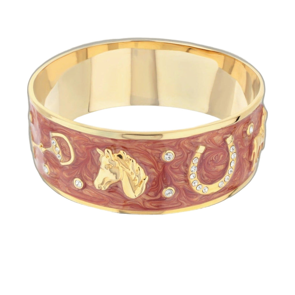 Equestrian Bangle — Russet Horse Head