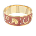 Equestrian Bangle — Russet Horse Head