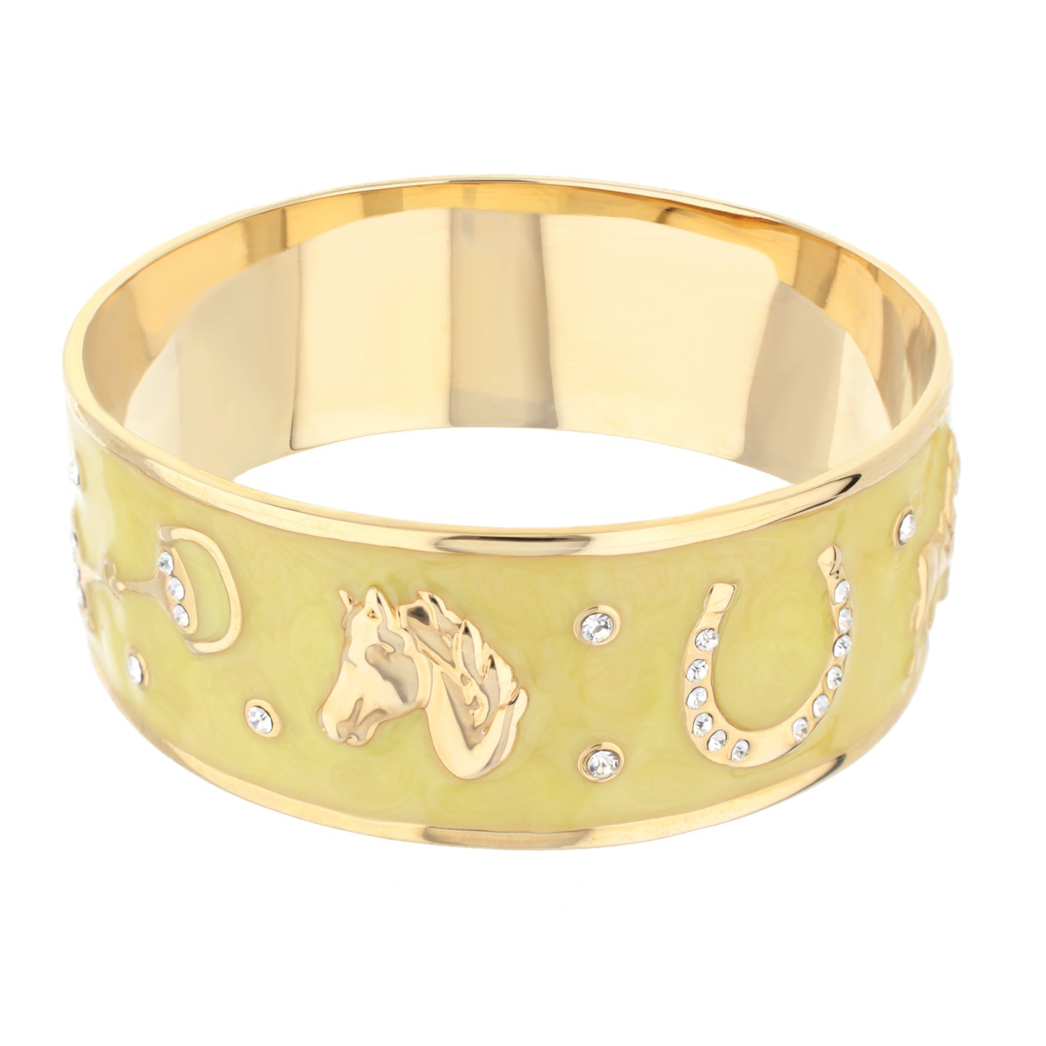 Equestrian Bangle — Russet Horse Head