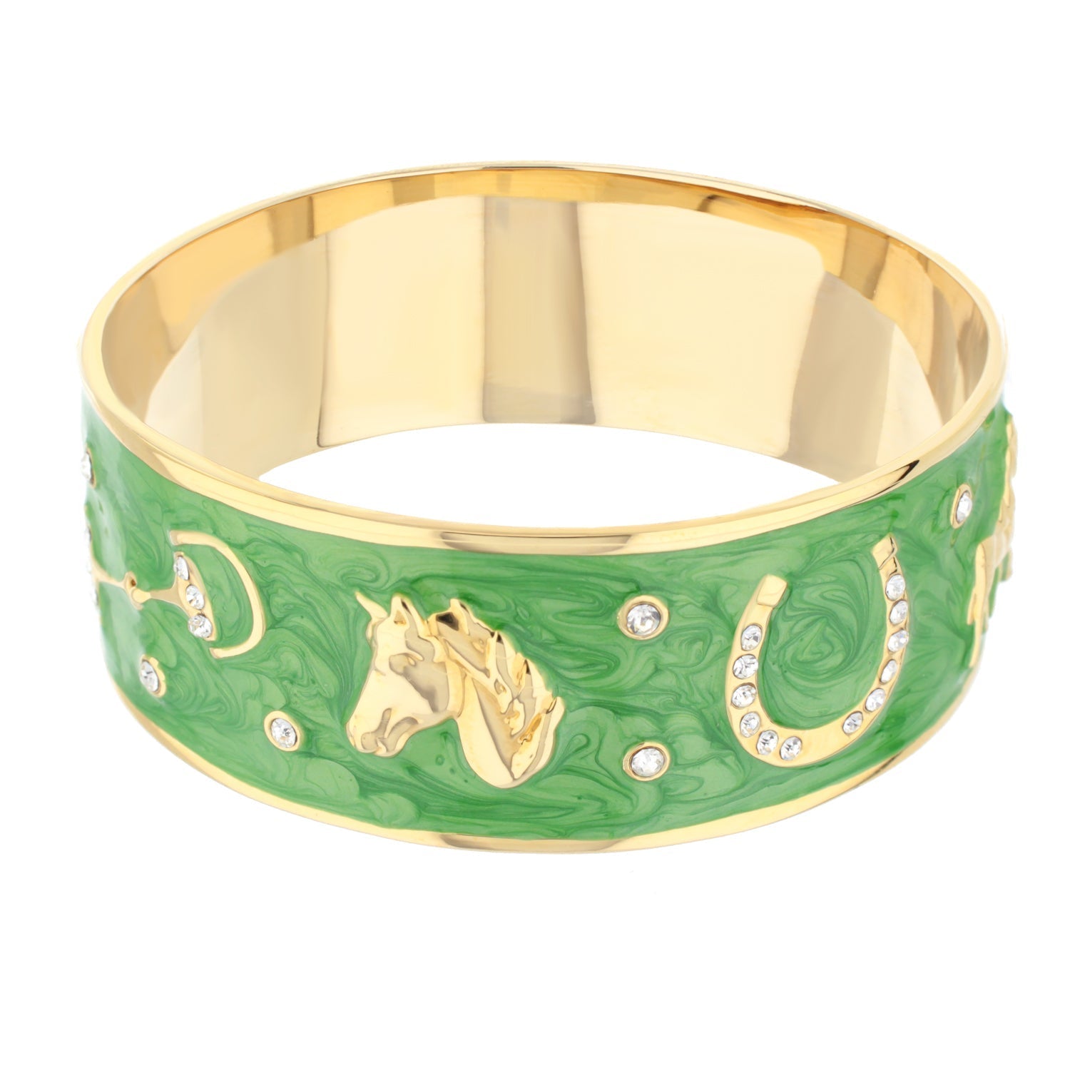 Equestrian Bangle — Russet Horse Head