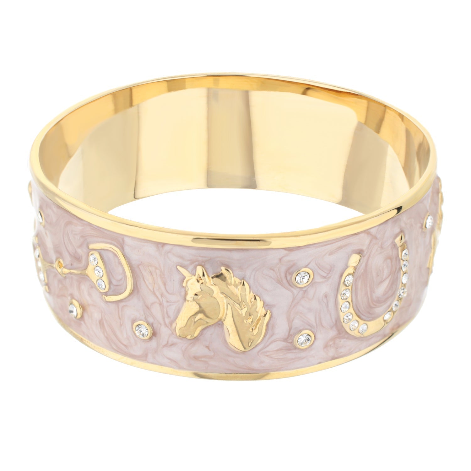 Equestrian Bangle — Russet Horse Head