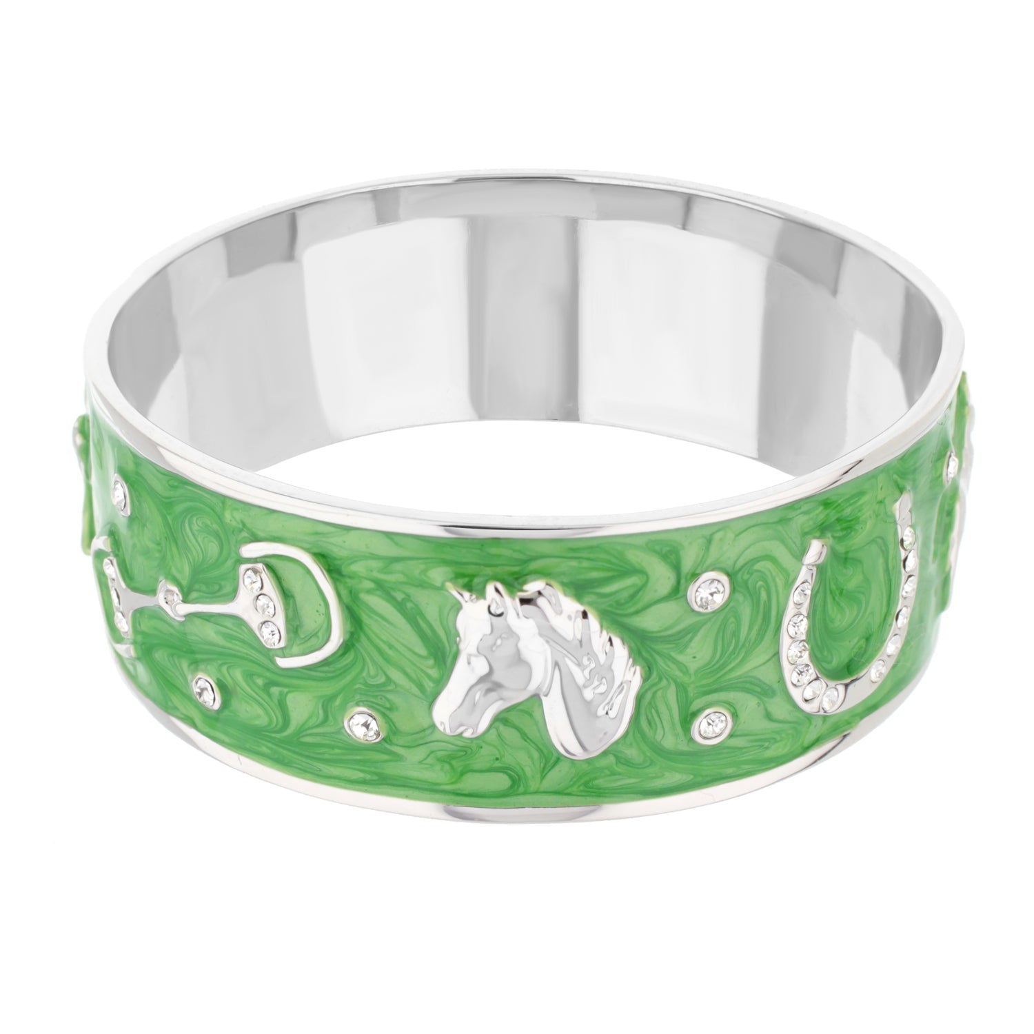 Equestrian Bangle — Russet Horse Head
