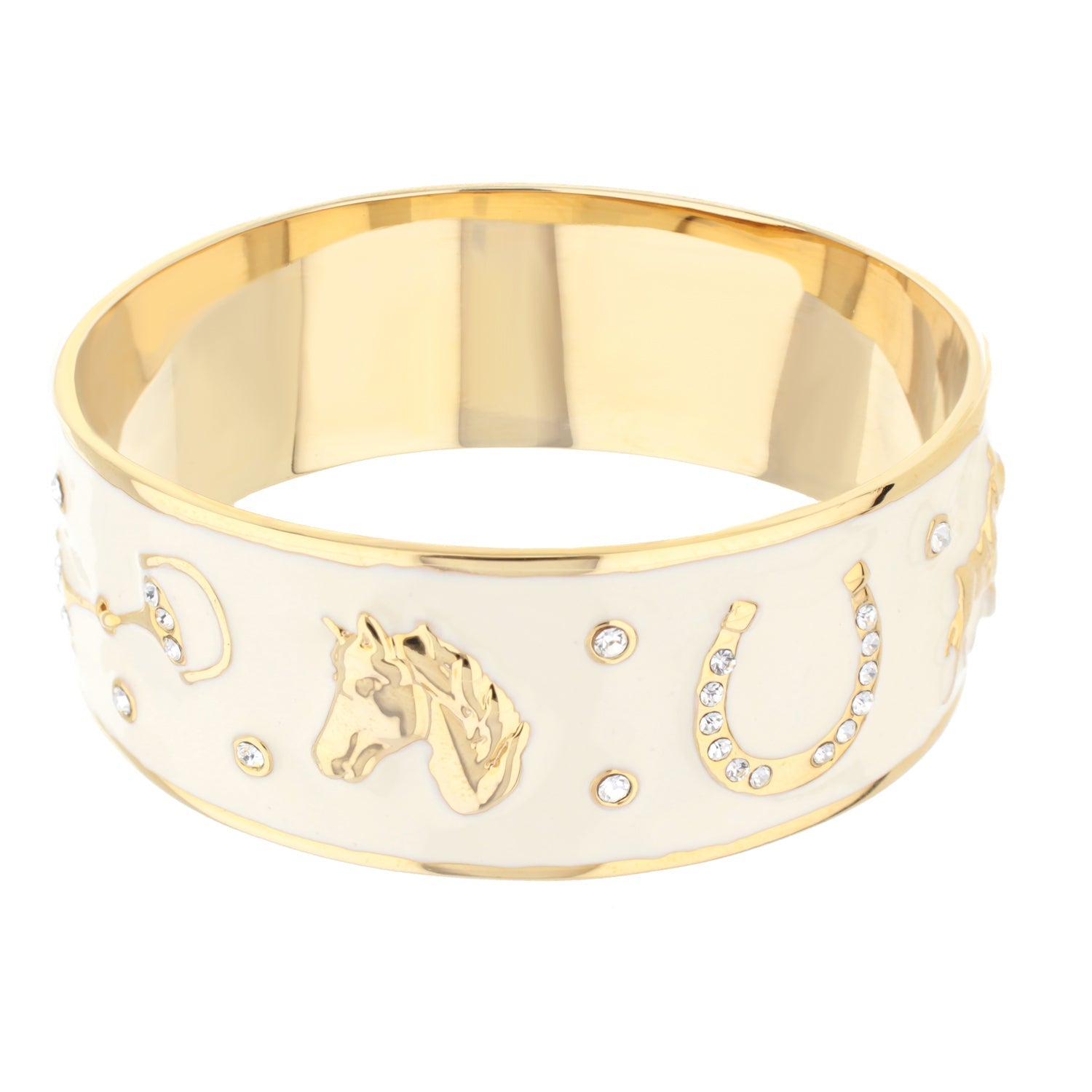 Equestrian Bangle — Russet Horse Head