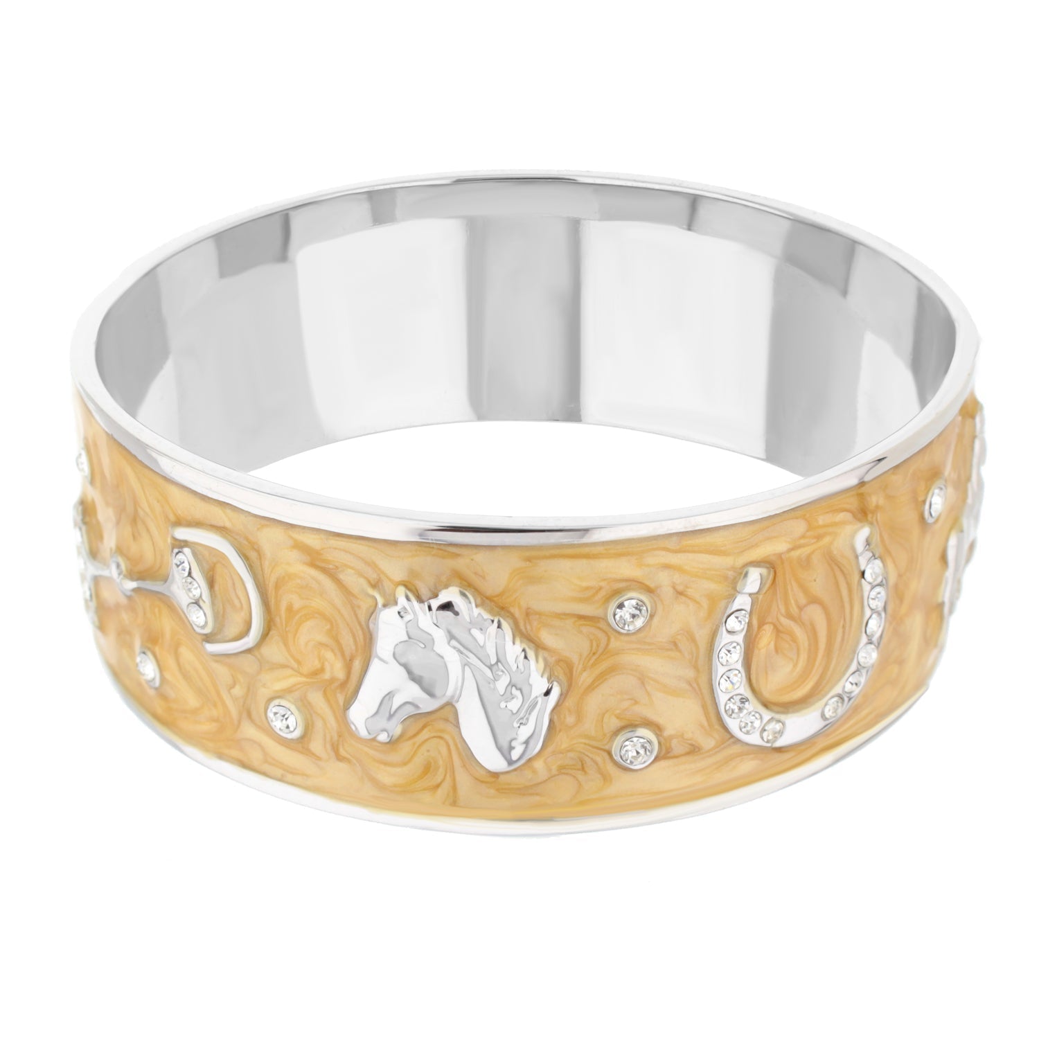 Equestrian Bangle — Russet Horse Head