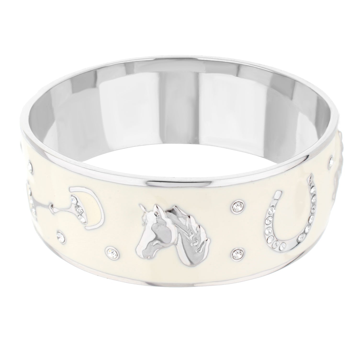 Equestrian Bangle — Russet Horse Head