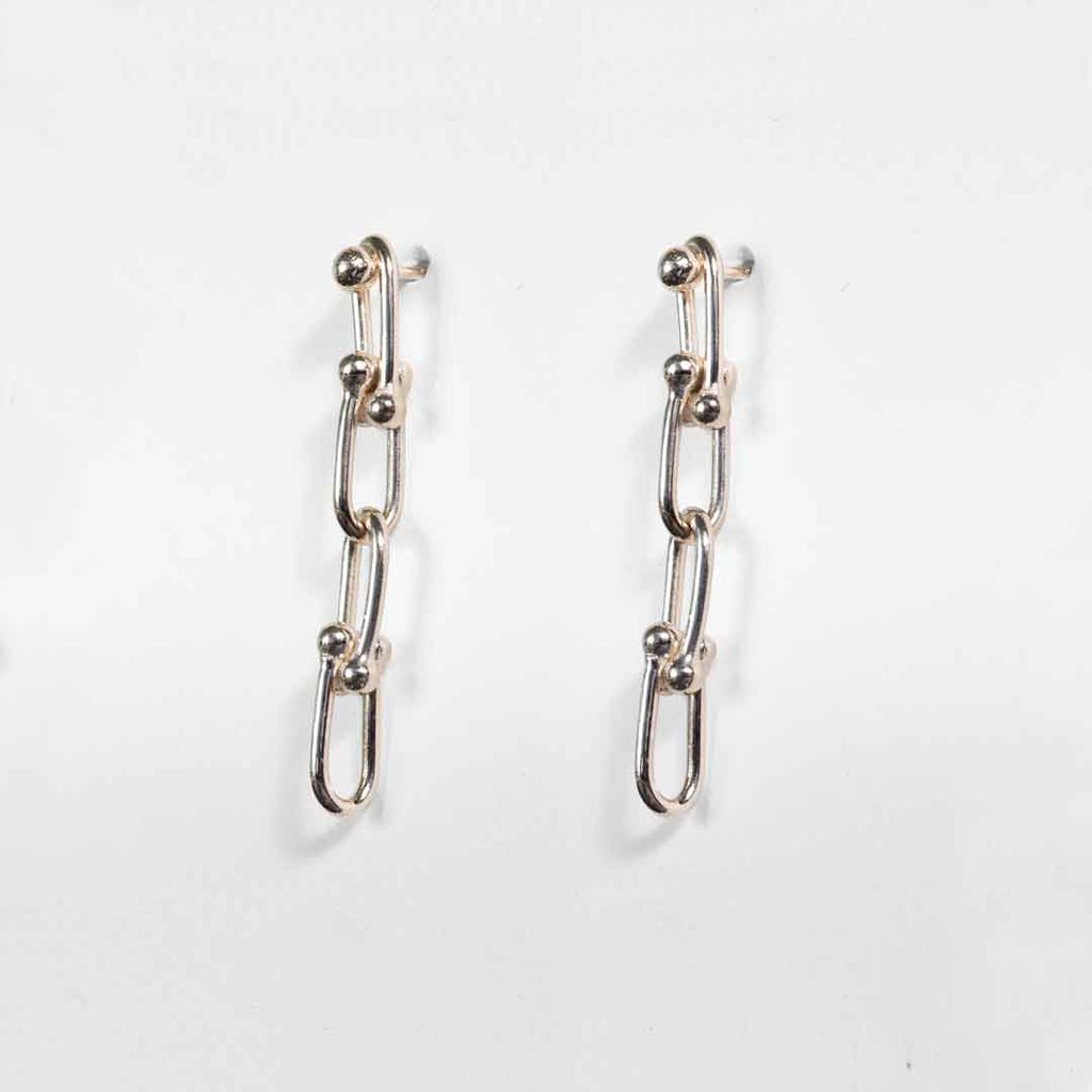 Bellamy - Horseshoe Link Equestrian Bracelet in Silver