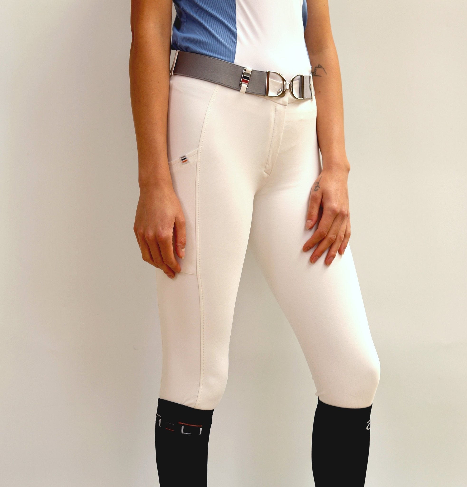 Cieli Equestrian Berlin Performance Riding Breeches – White Competition