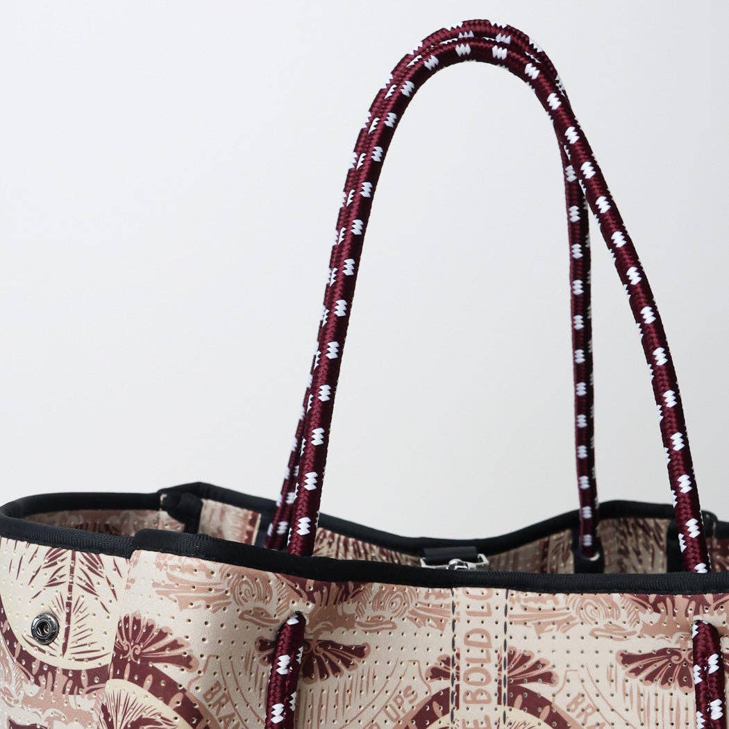 EVERYDAY TOTE POP UPS SCARF BEIGE