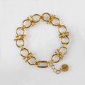 Bocara - Horse Bit Equestrian Link Bracelet in Gold