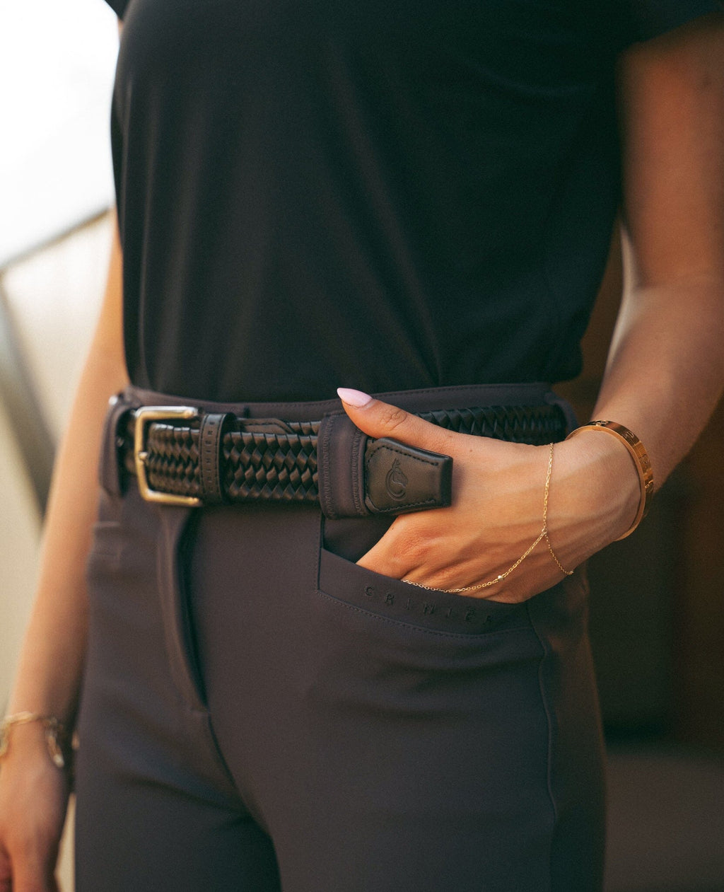 Chloe Lightweight Breeches | Graphite