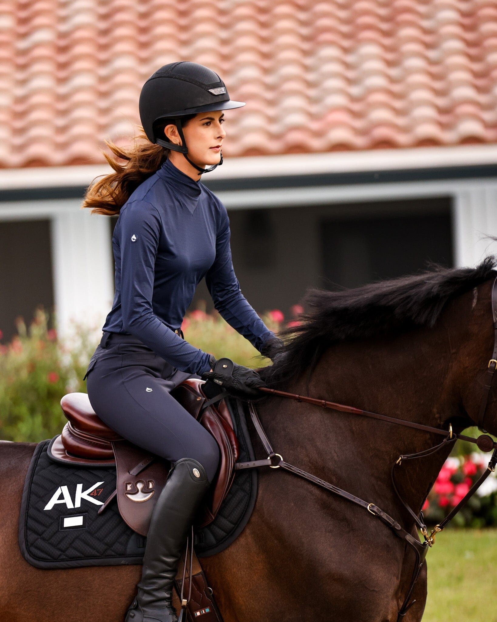 Brianne Lightweight Breeches | Navy