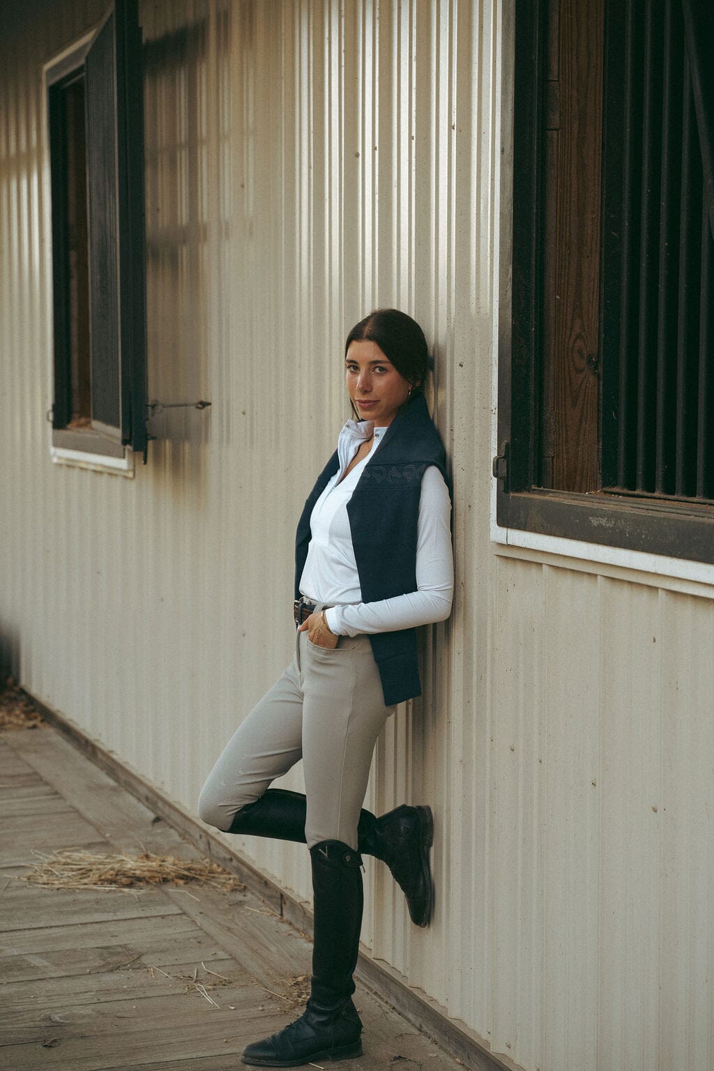 Brianne Lightweight Show Breeches | Sandy Beige