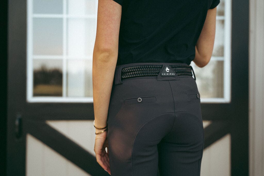 Criniere Life Chloe Lightweight Knee Patch Breeches | Graphite
