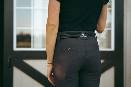 Criniere Life Chloe Lightweight Knee Patch Breeches | Graphite